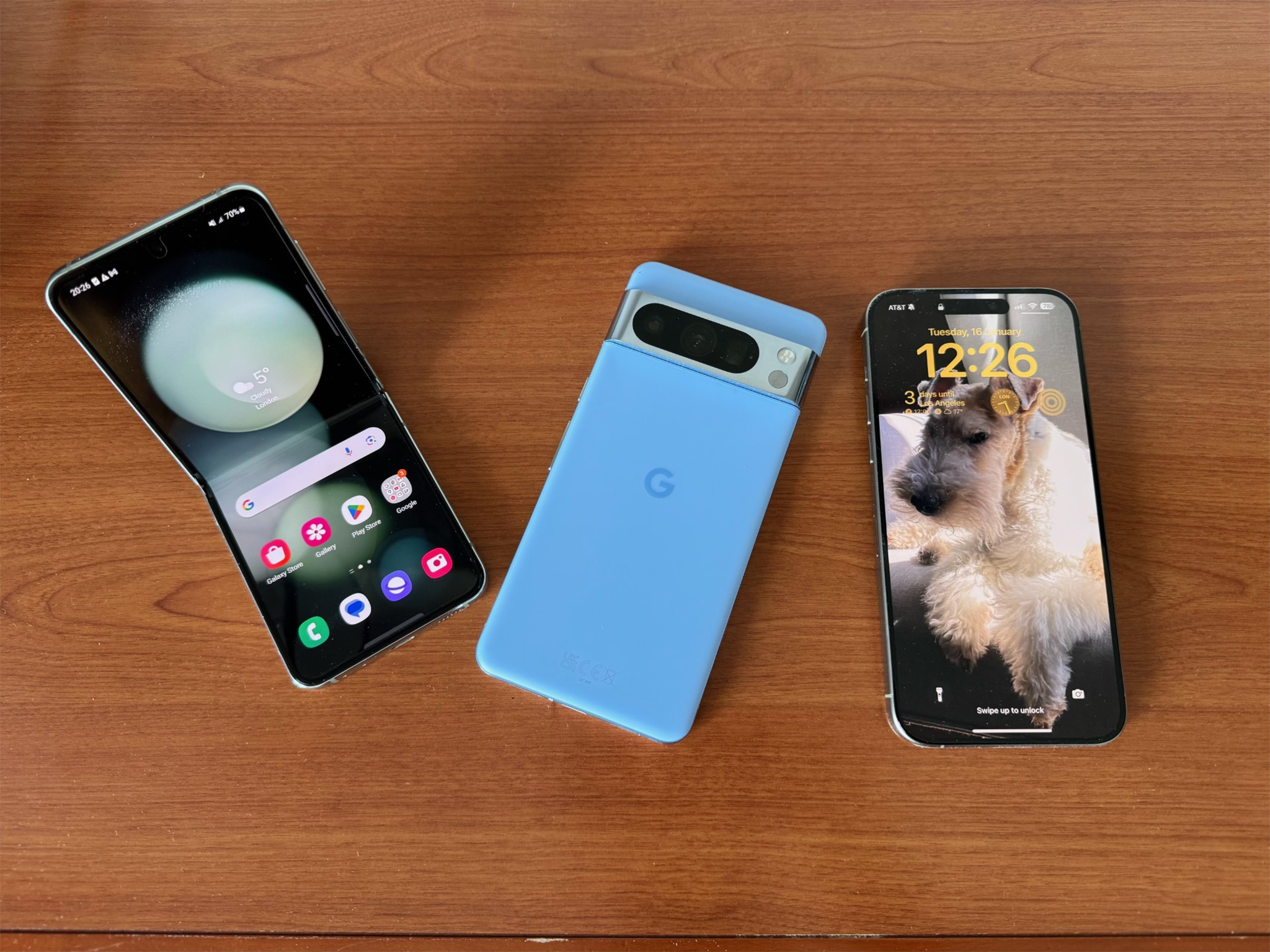 Just a few of the phones tried and tested for this review