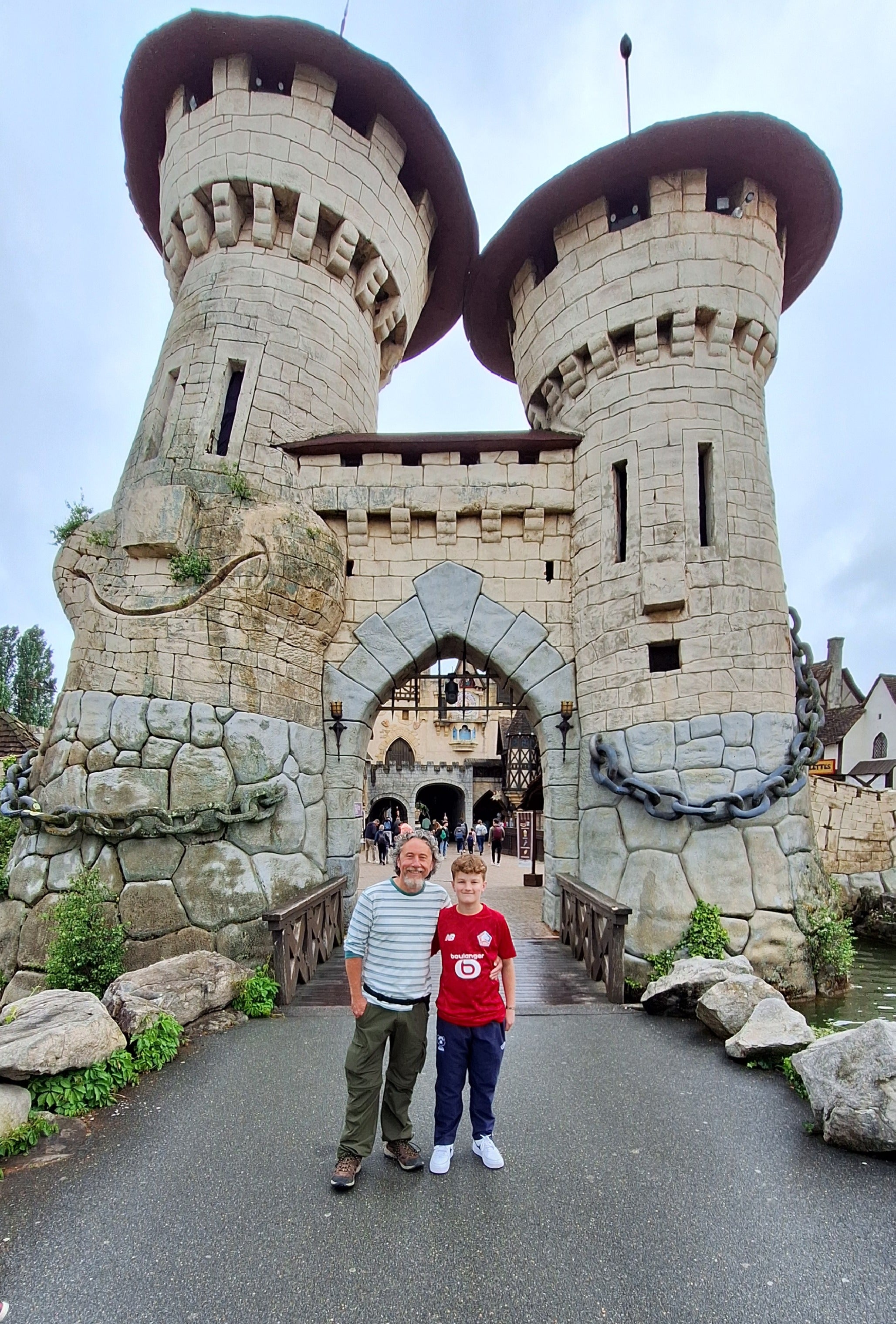 Fred and Matt enjoying Parc Astérix